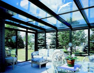 سقف شیشه ای برای پاسیو