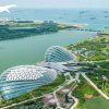 سقف متحرک باغ های ساختگی خلیج سنگاپور